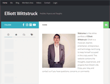 Tablet Screenshot of elliottwittstruck.com